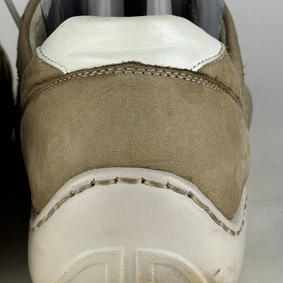 Waldläufer Taupe Leather Sneakers Comfort Wide Fit Sz. 6.5 - Picture 7 of 11